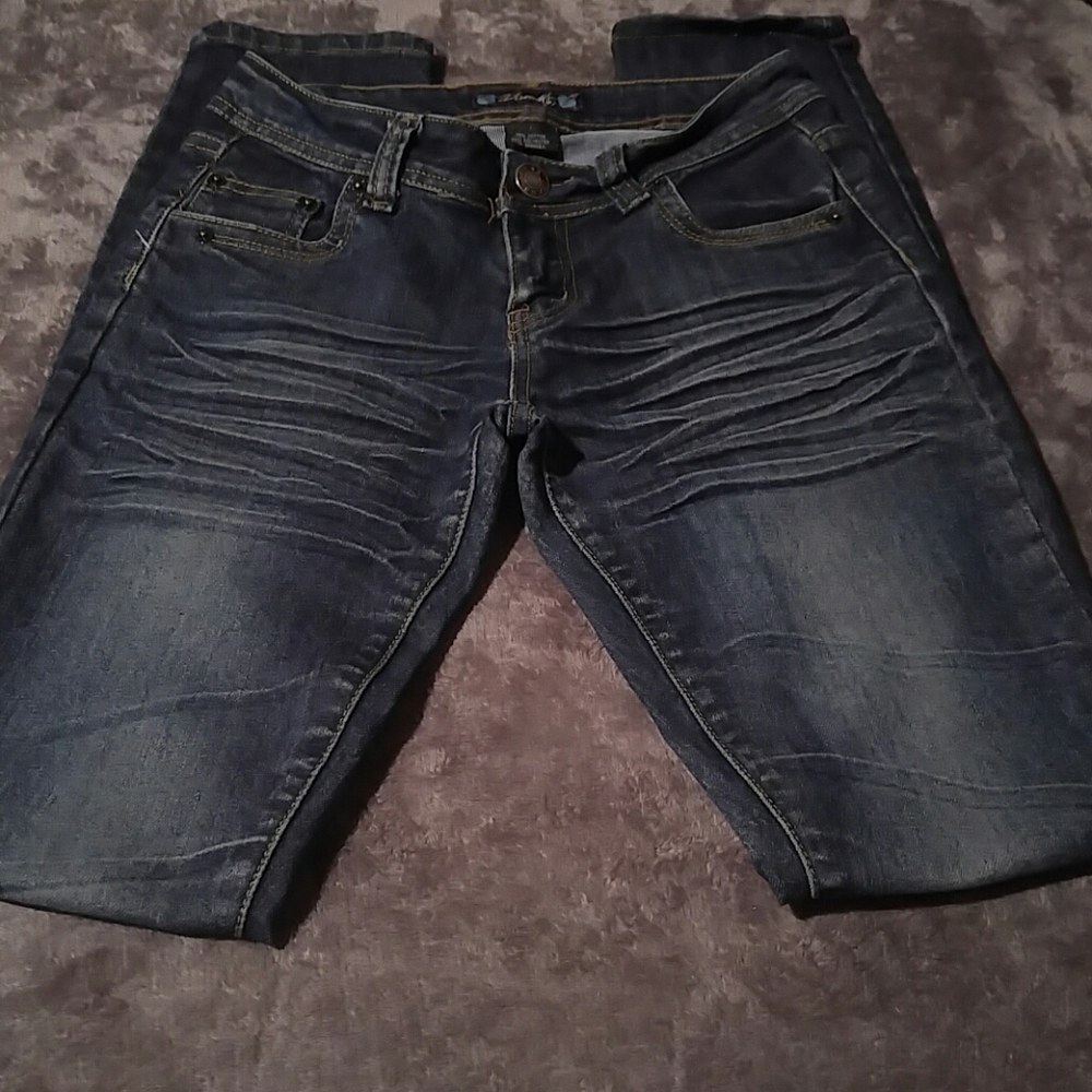 Thread dark wash skinny jeans size 1